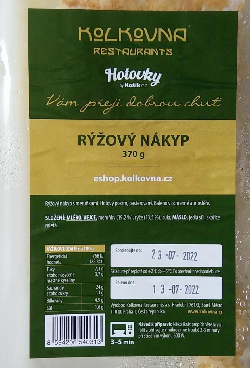 Fotografie - Rýžový nákyp Kolkovna