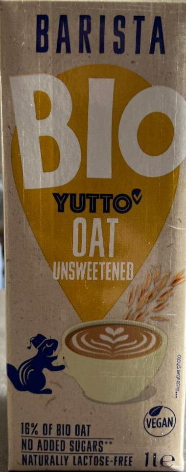 Fotografie - Barista Bio Oat unsweetened Yutto