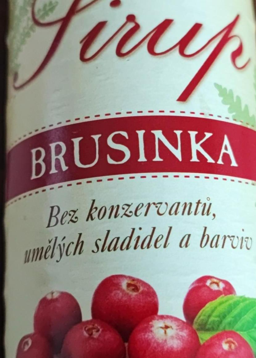 Fotografie - Brusinka sirup Krakonošovy dobroty