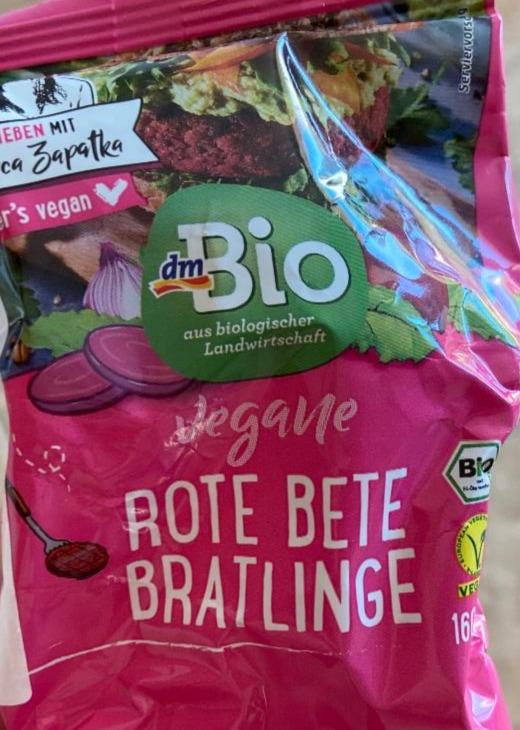 Fotografie - rote bete bratlinge dmBio