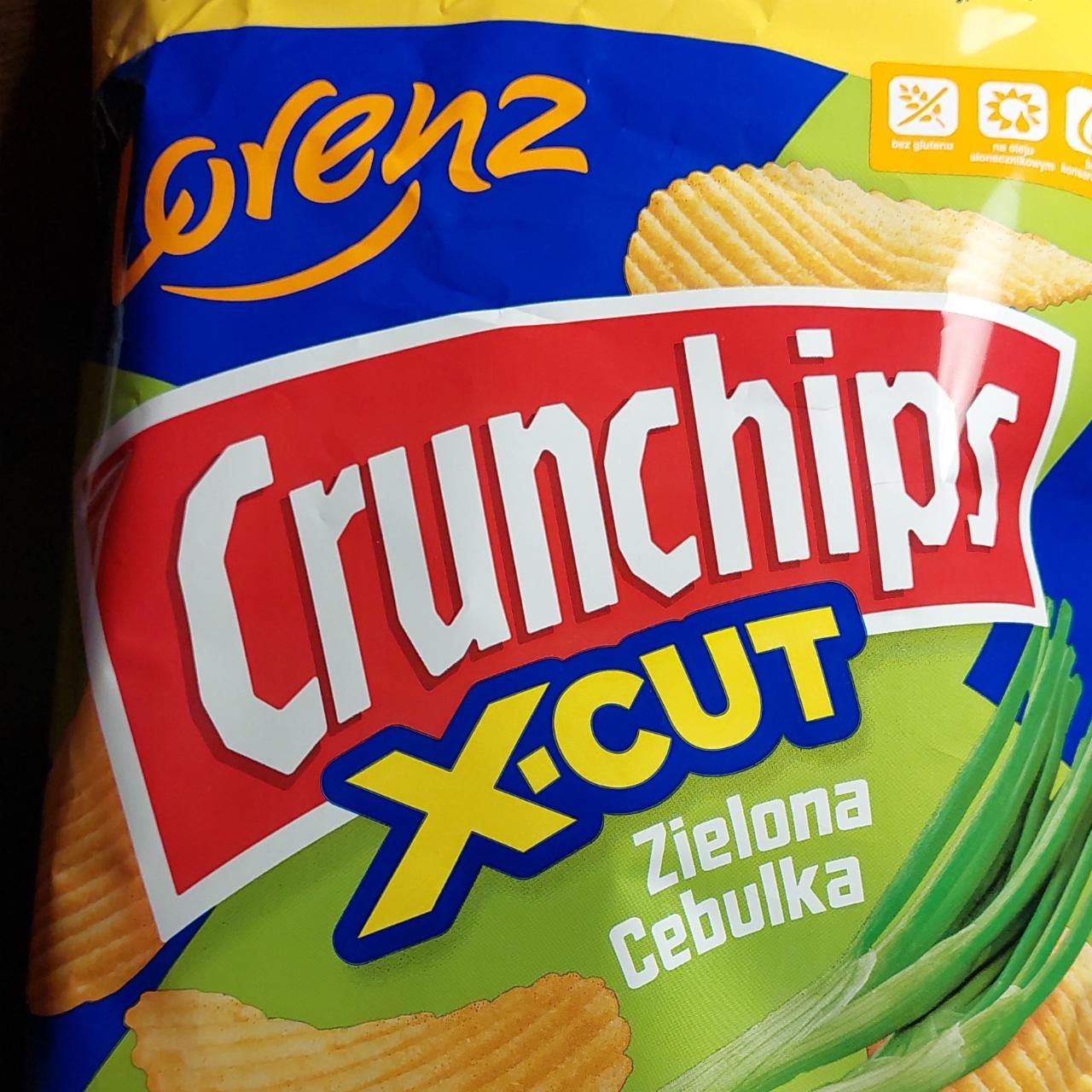 Fotografie - Crunchips x-cut zelená cebulka Lorenz