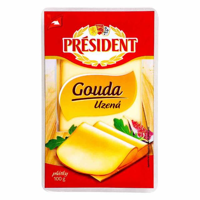 Fotografie - Gouda uzená plátky Président