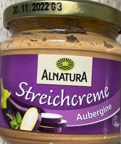 Fotografie - Streichcreme Aubergine Alnatura