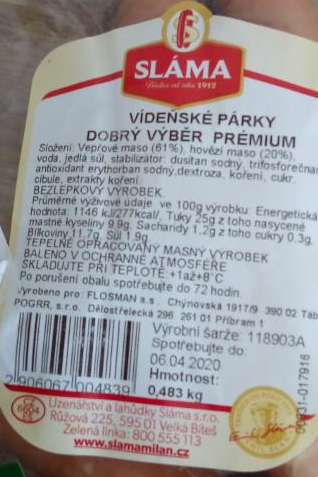 Fotografie - Vídeňské párky Dobrý výběr premium