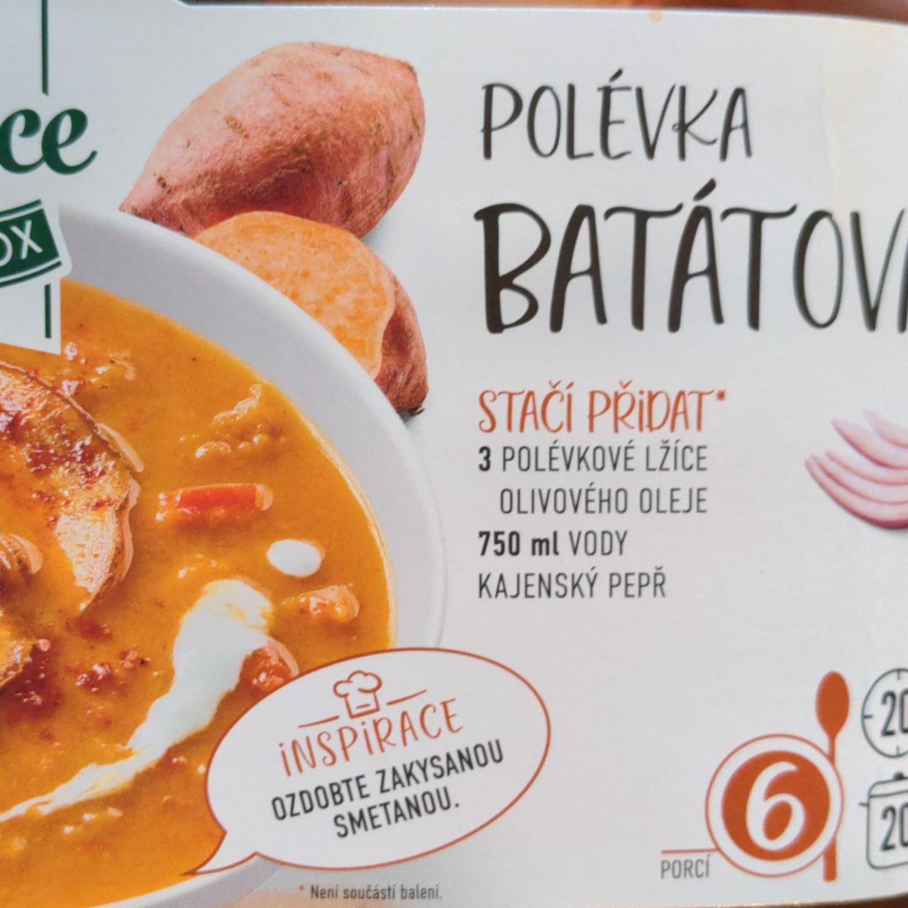 Fotografie - Menu Box Batátová polévka Albertova Tržnice