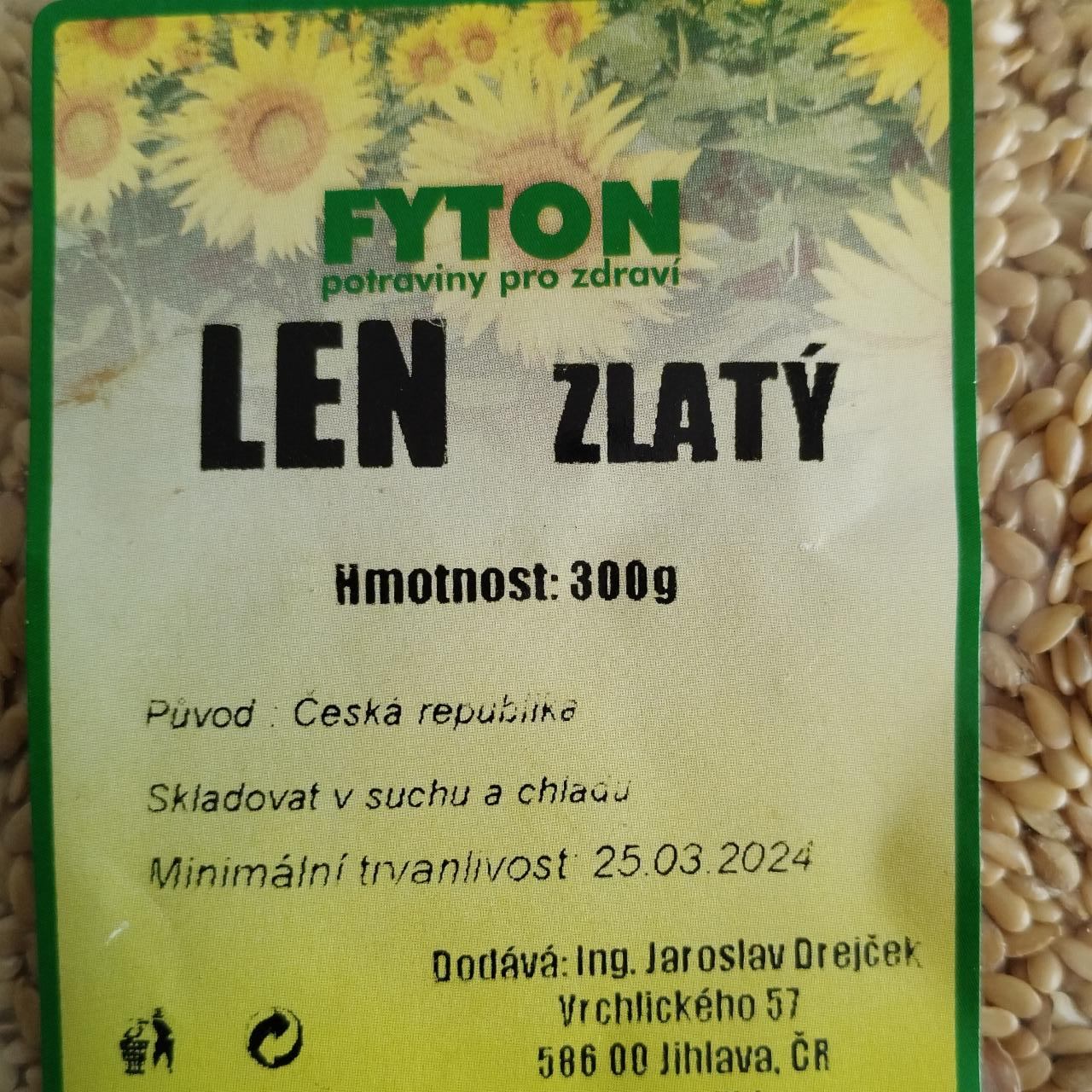 Fotografie - Len zlatý Fyton