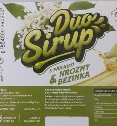 Fotografie - Duo Sirup Hrozny & Bezinka