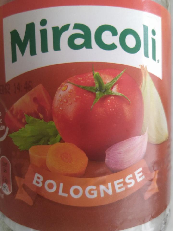 Fotografie - Sauce Bolognese Miracoli