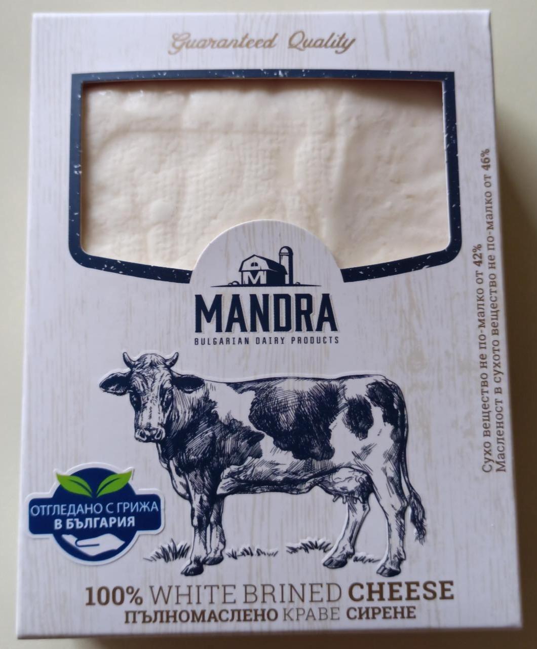 Fotografie - 100% White Brined Cheese Mandra