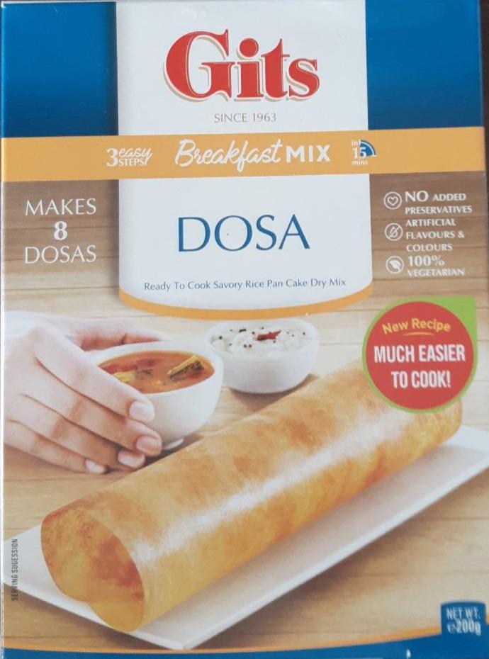 Fotografie - Dosa (směs na přípravu rýžových lívanců) Gits