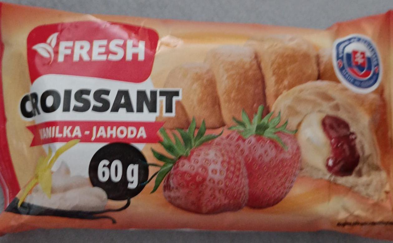 Fotografie - Croissant vanilka - jahoda Fresh