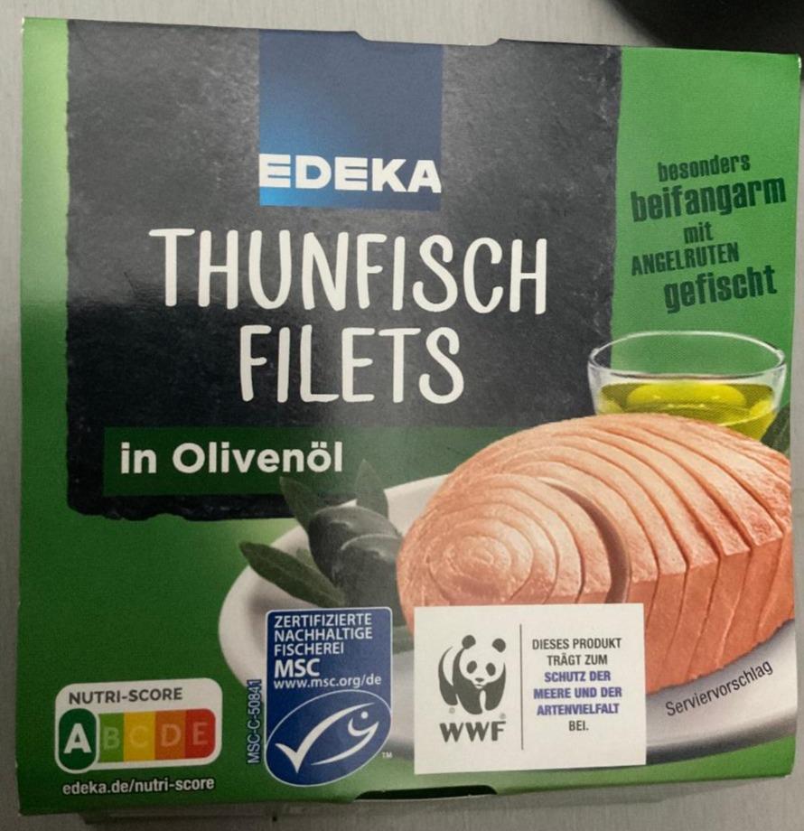 Fotografie - Thunfisch Filets in Olivenöl Edeka