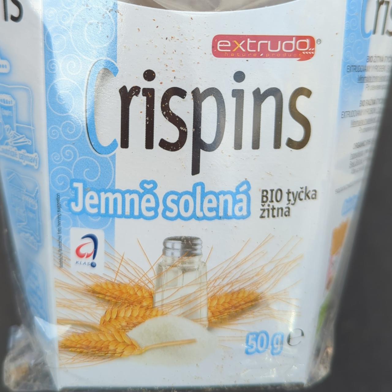 Fotografie - Crispins Jemně solená BIO tyčinka žitná