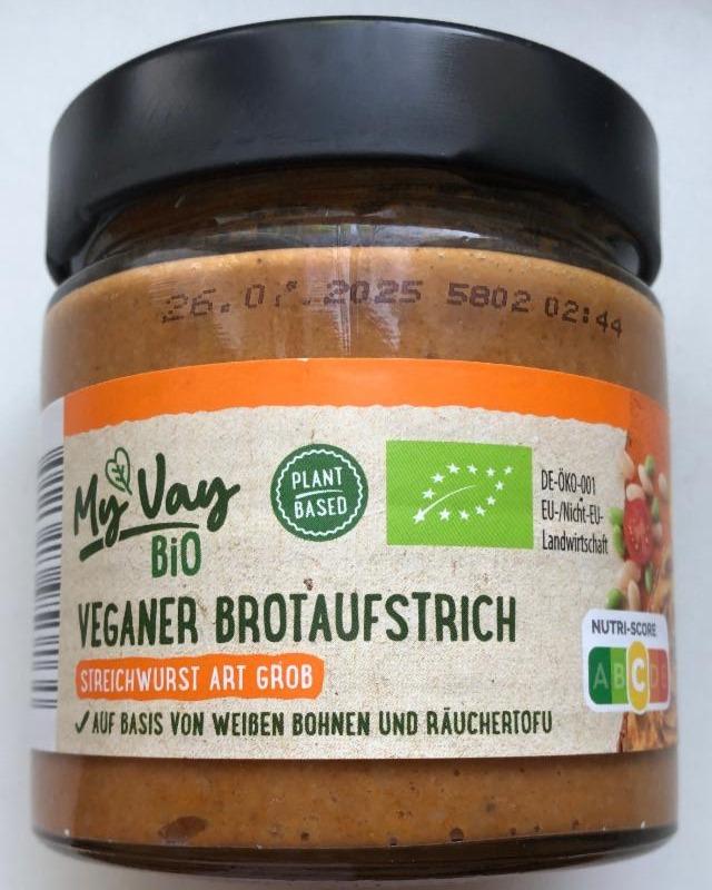 Fotografie - Bio veganer brotaufstrich streichwurst art grob My Vay