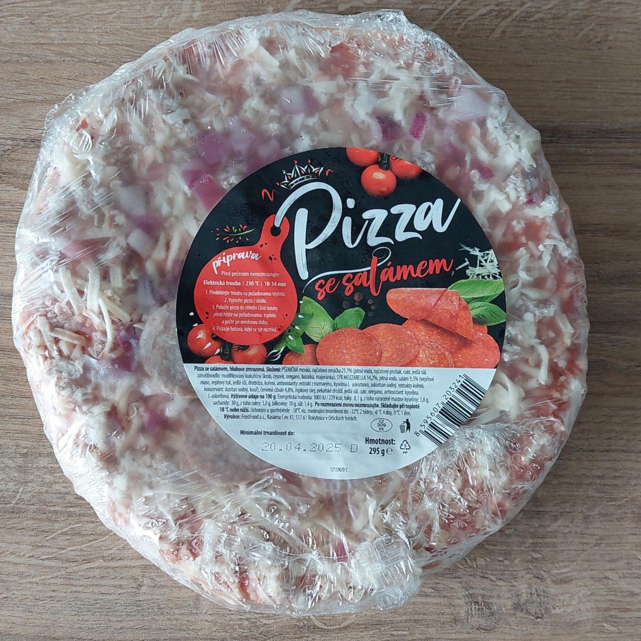 Fotografie - Pizza se salámem FrostFood