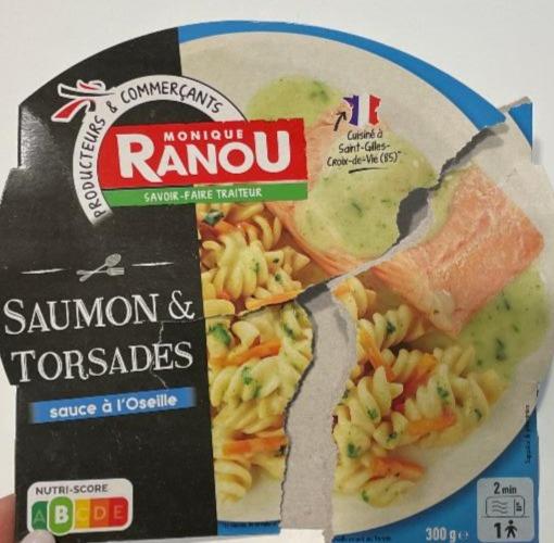 Fotografie - Saumon & Torsades Sauce à l'oseille Monique Ranou