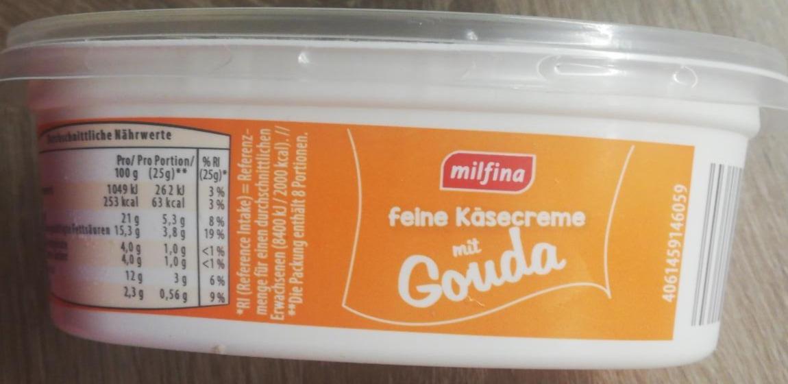 Fotografie - feine Käsecreme mit Gouda Milfina