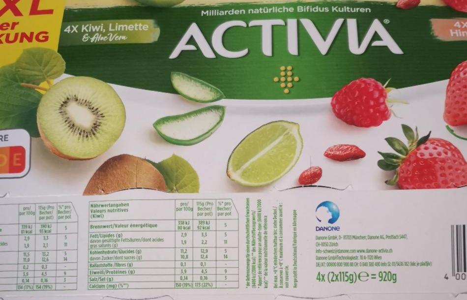 Fotografie - Activia Kiwi Limette