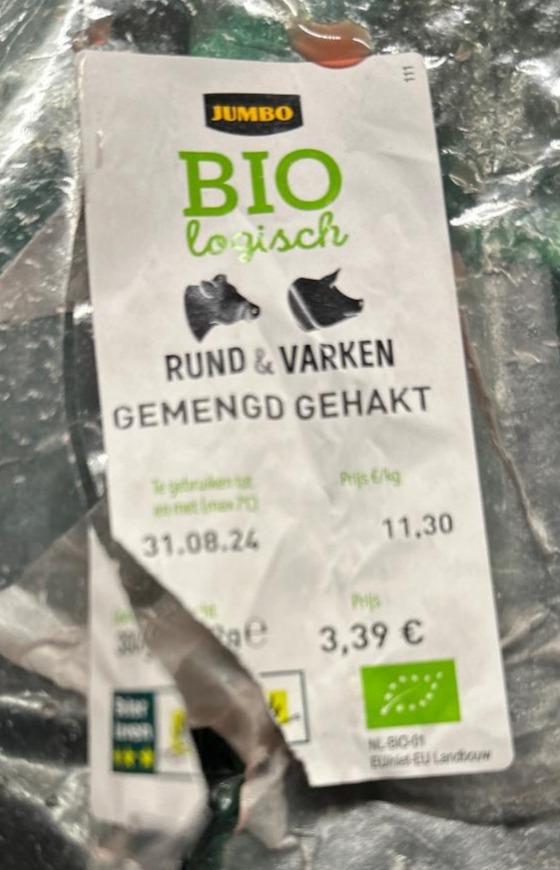 Fotografie - Biologisch rund & varken gemengd gehakt Jumbo