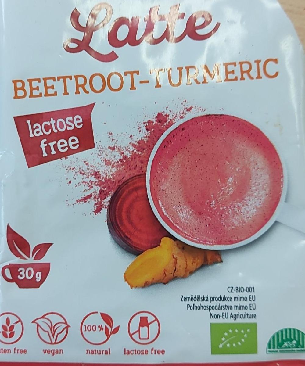 Fotografie - latte beetroot turmeric Health Link