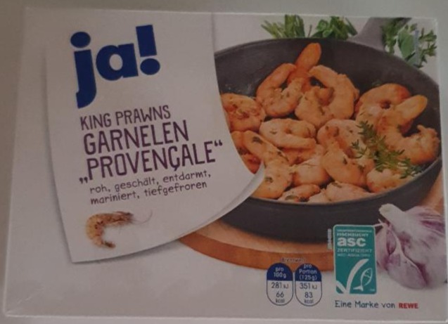 Fotografie - King Prawns Garnelen Provencale Ja!