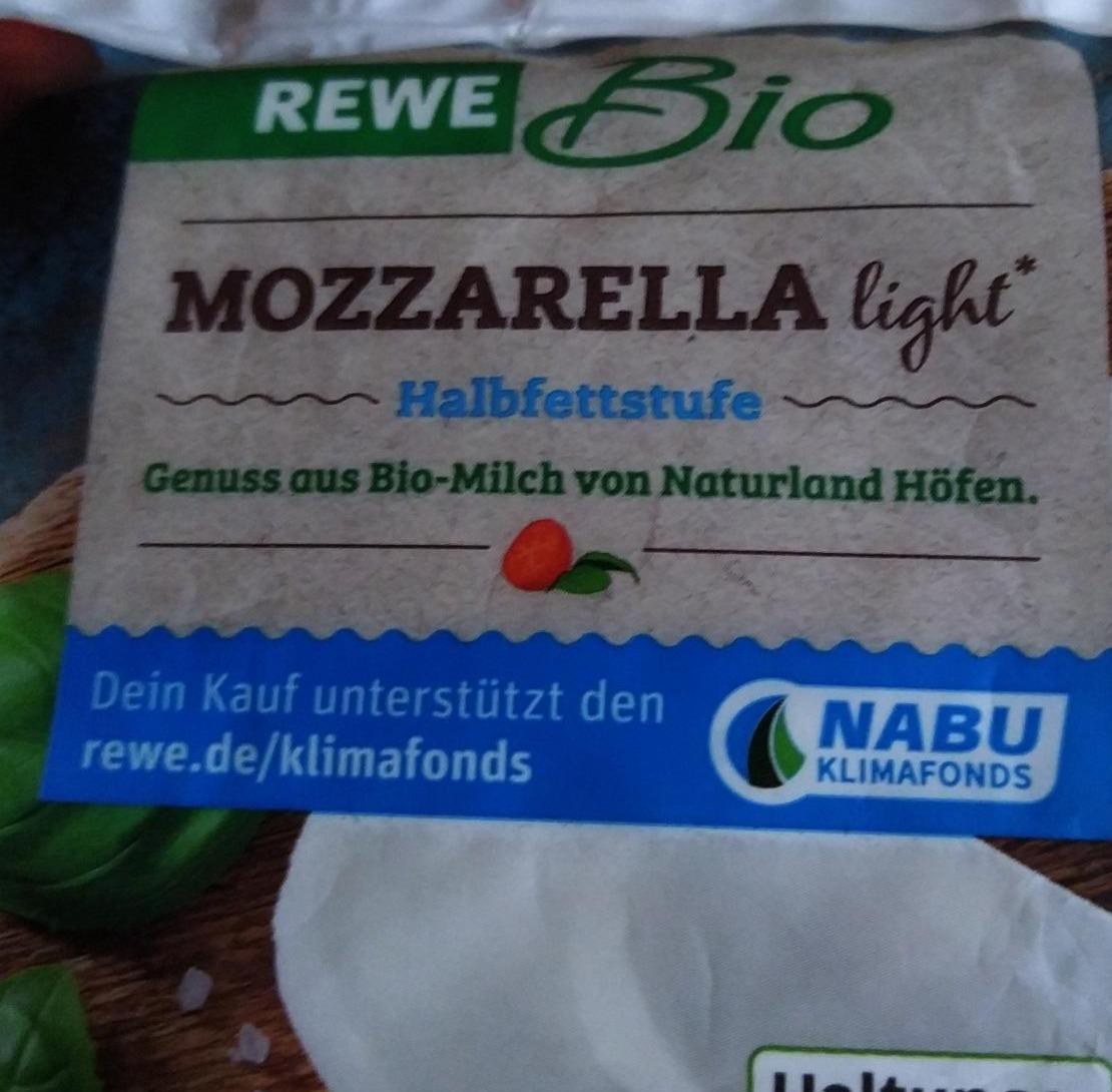 Fotografie - Mozzarella light Rewe bio