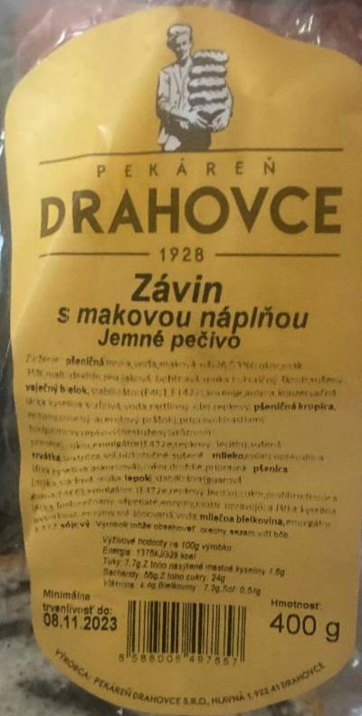 Fotografie - Závin s makovou náplňou Pekáreň Drahovce