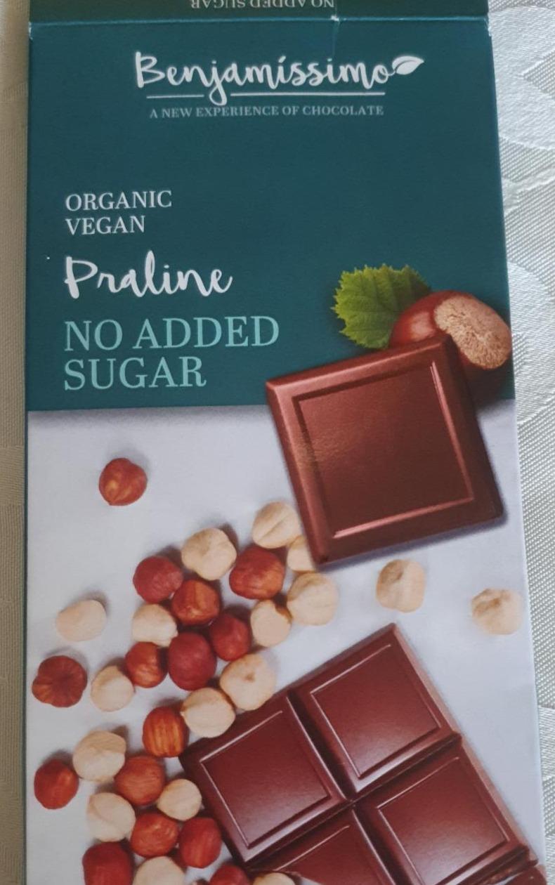 Fotografie - Organic vegan Praline No added sugar Benjamíssimo