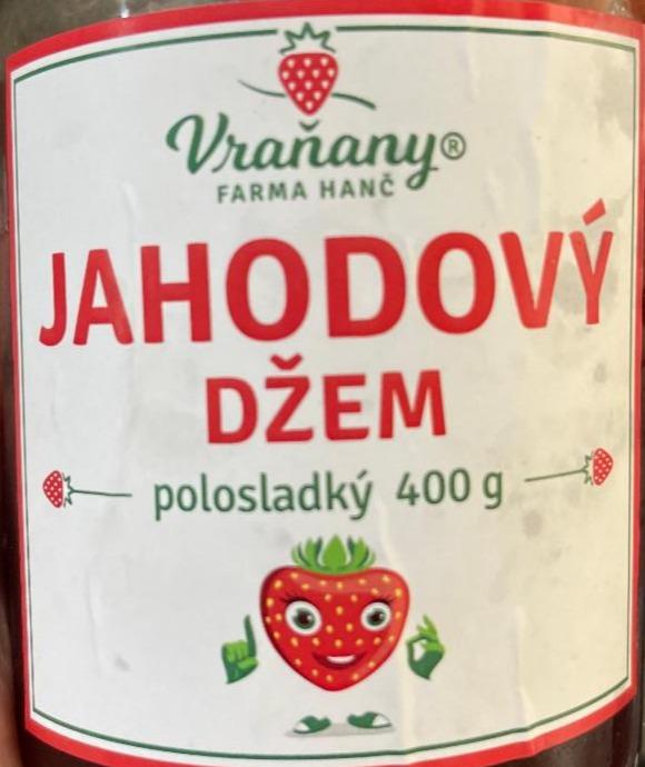 Fotografie - Jahodový džem polosladký Vraňany