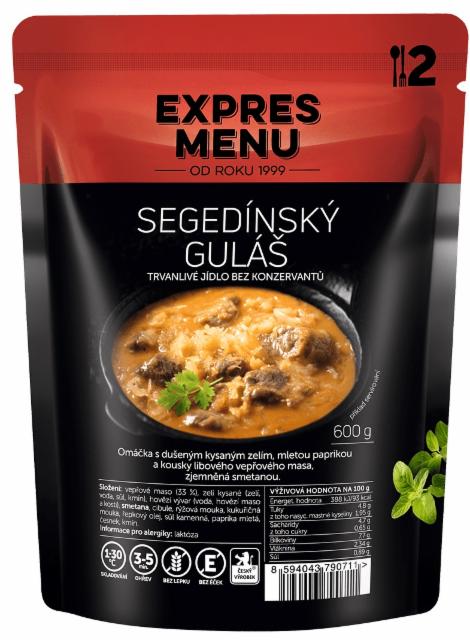 Fotografie - Segedinsky guláš Express Menu