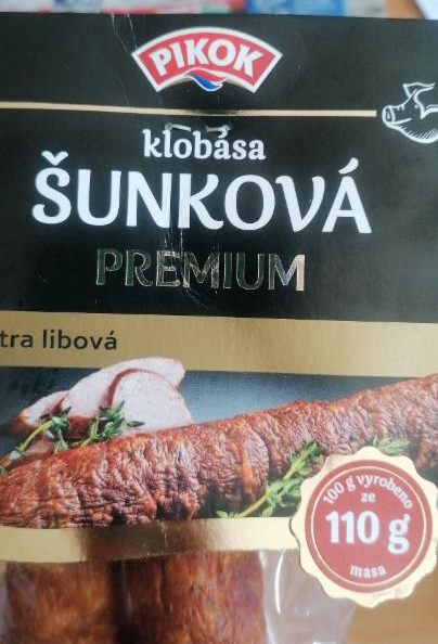 Fotografie - Klobása šunková Premium Pikok