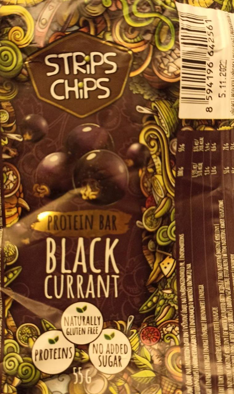 Fotografie - Protein Bar Black Currant STRiPS CHiPS