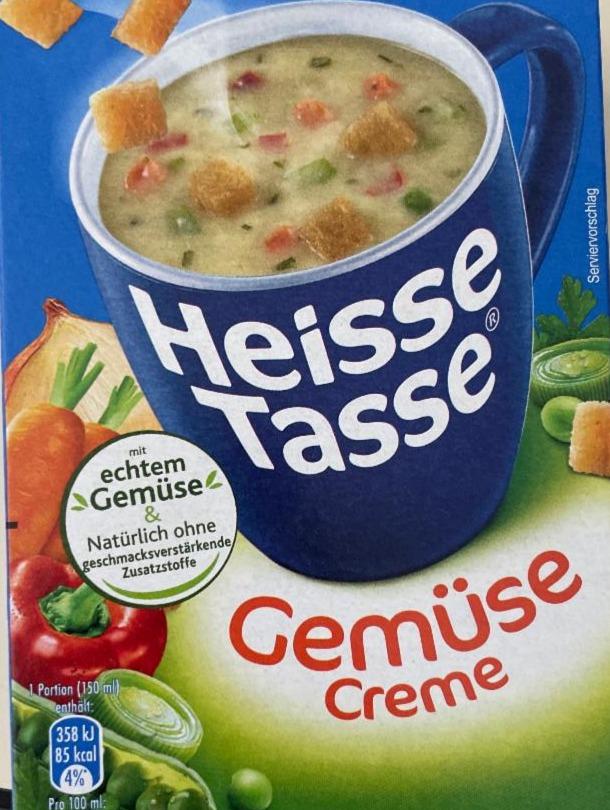 Fotografie - Heisse Tasse Gemüse Creme Erasco