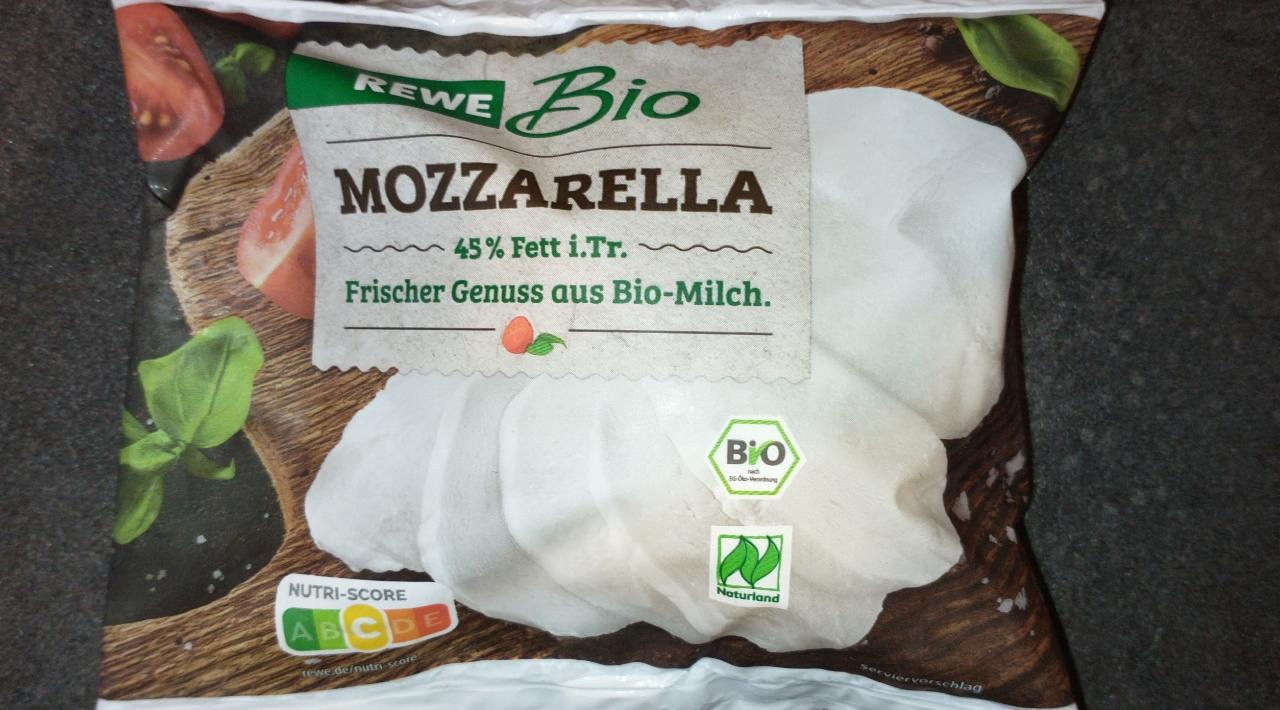 Fotografie - Rewe bio mozzarella