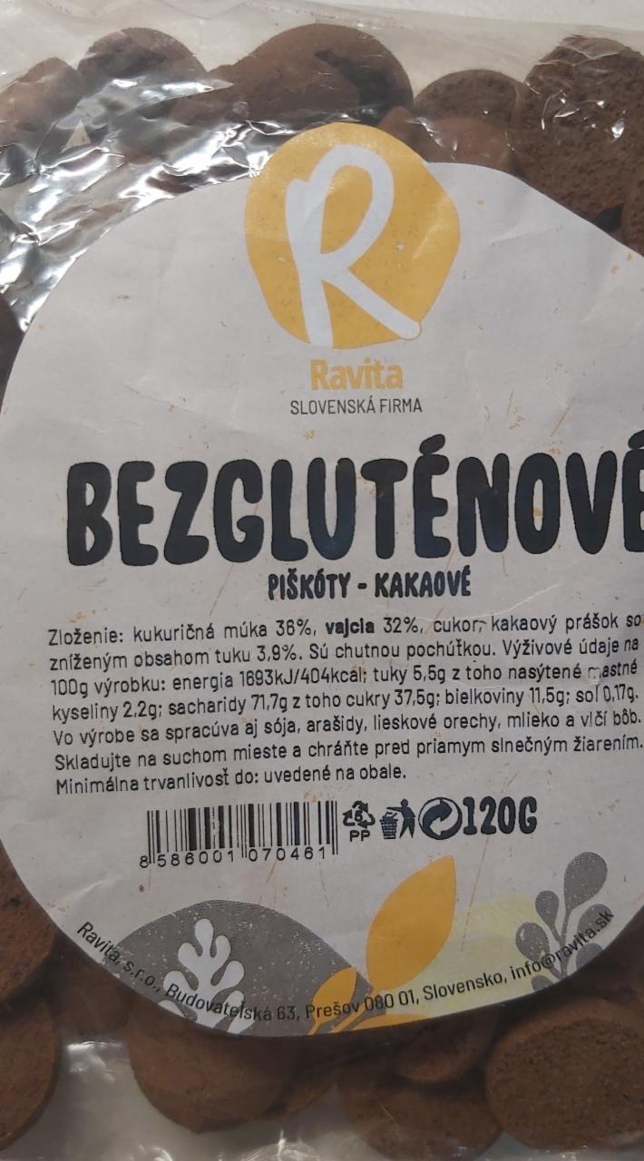 Fotografie - Kakaové piškoty - bezglutenové RAVITA