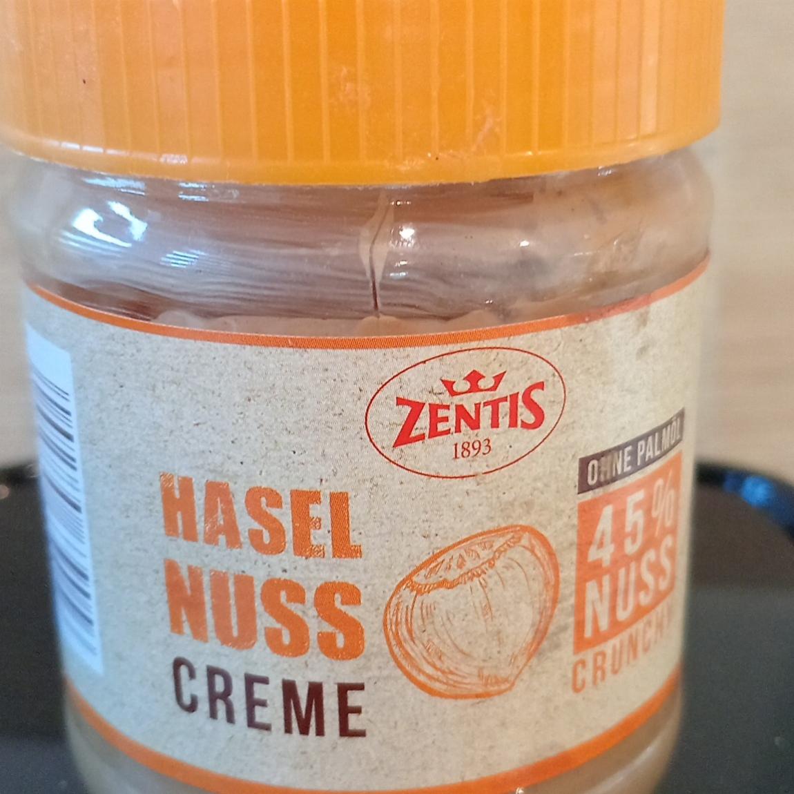 Fotografie - Hasel Nuss Creme 45% Nuss Crunchy Zentis