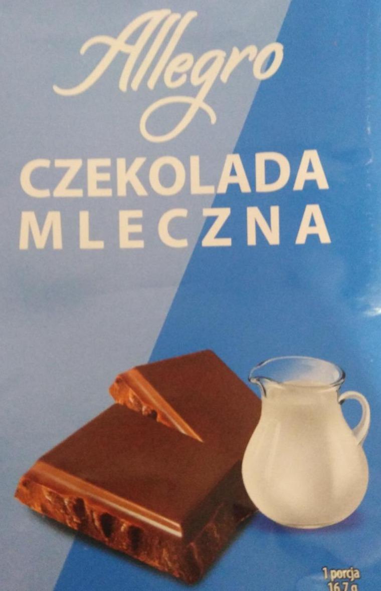 Fotografie - Czekolada mleczna Allegro