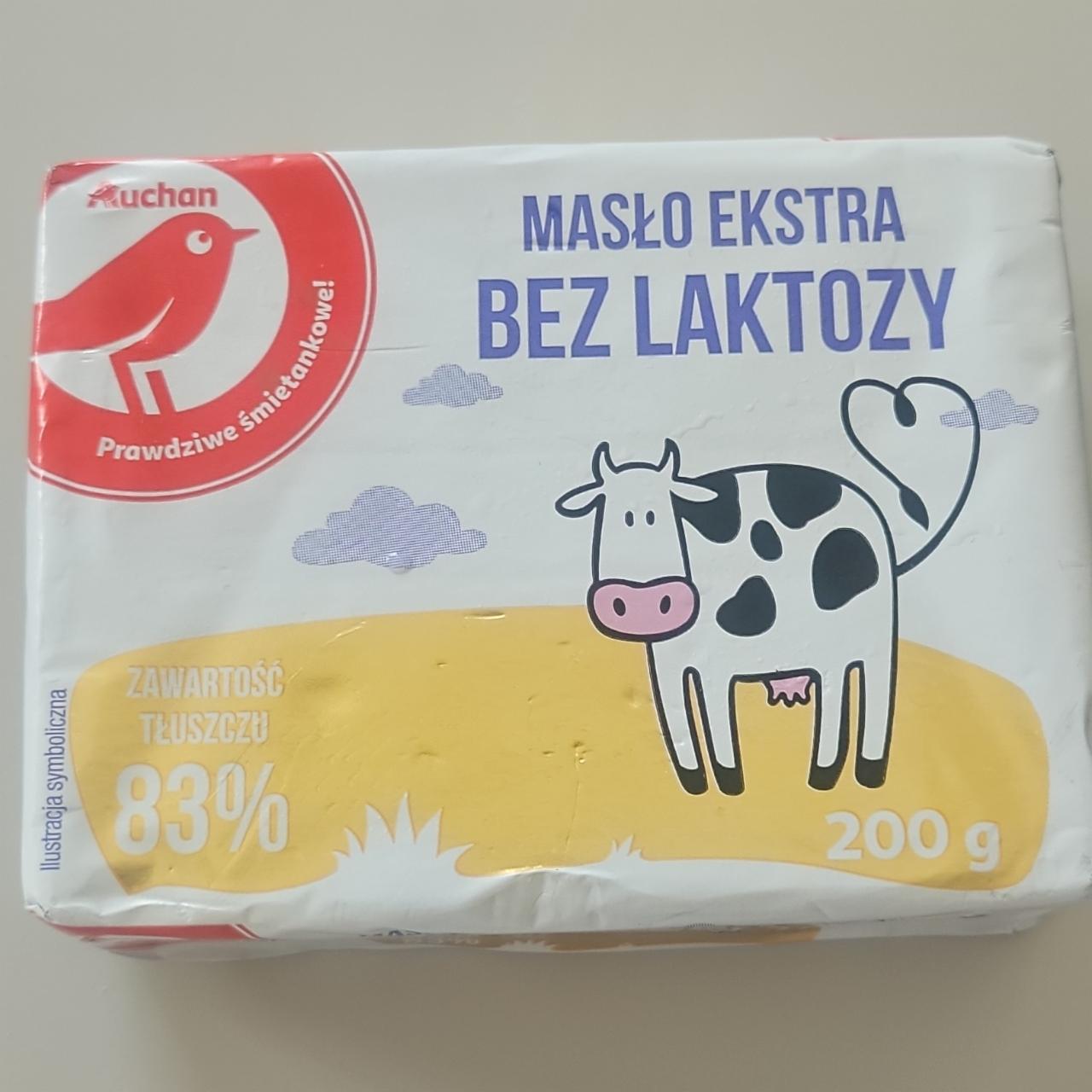 Fotografie - Masło ekstra bez laktozy Auchan