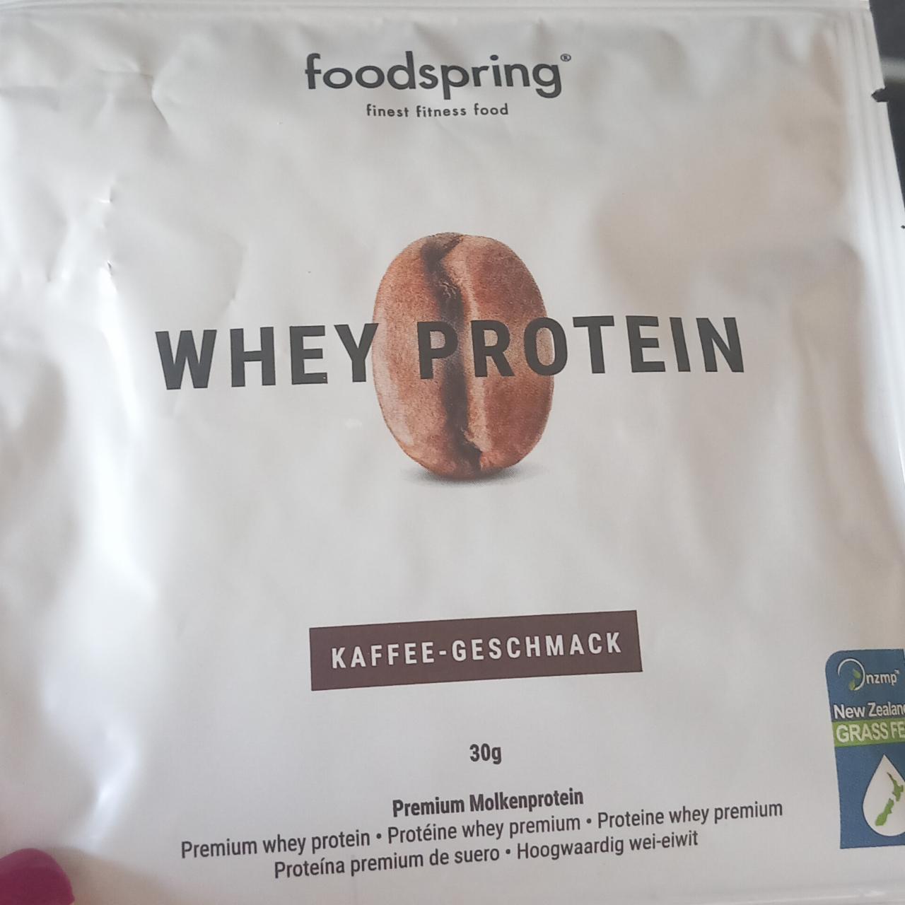 Fotografie - Whey Protein Kaffee-geschmack Foodspring