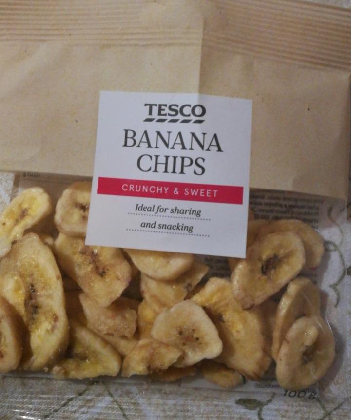 Fotografie - banana chips Tesco