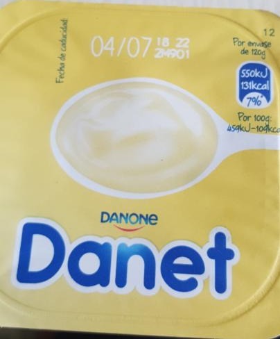 Fotografie - Danet vanilla Danone