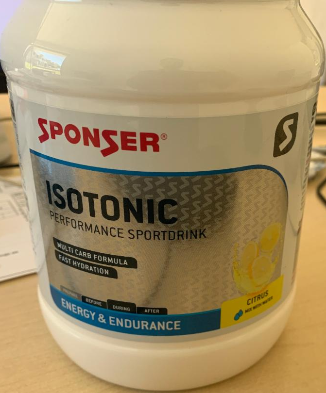 Fotografie - Isotonic sportdrink Citrus Sponser