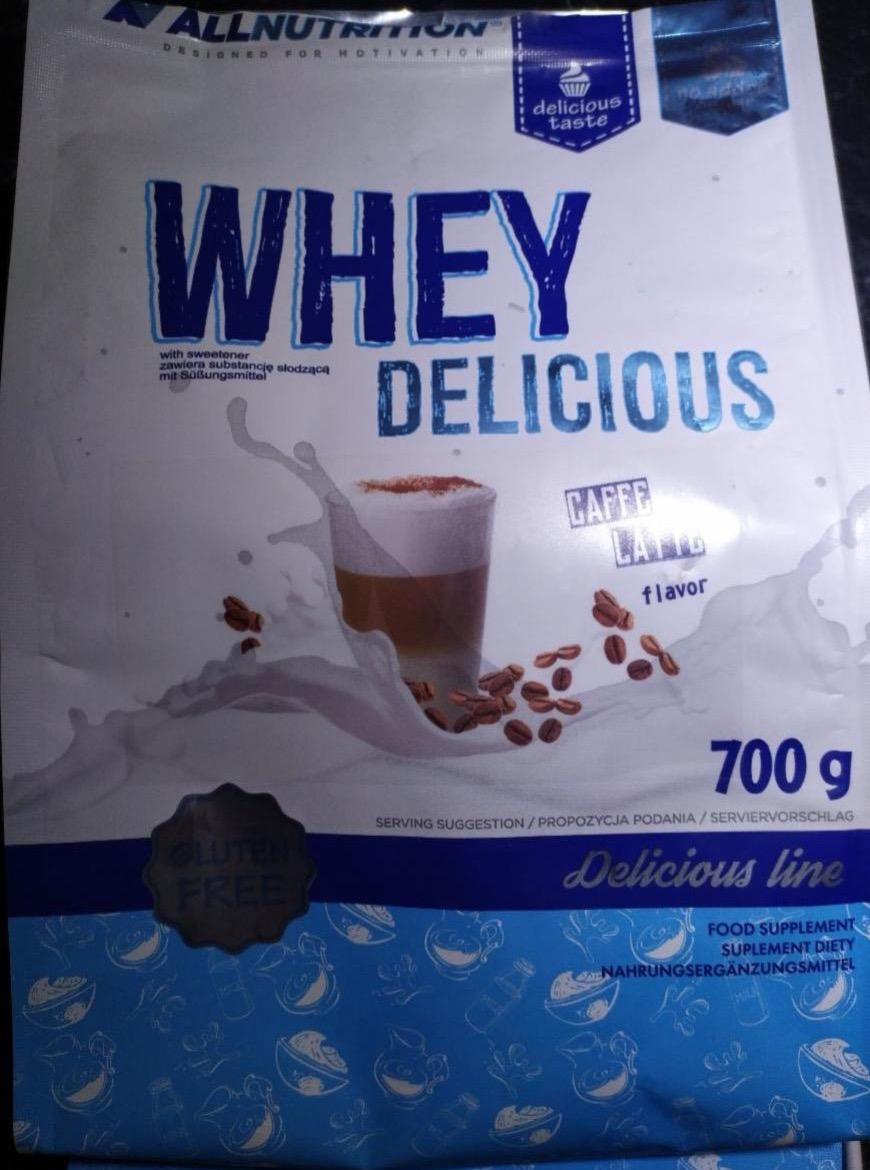 Fotografie - Whey delicious caffe latte Allnutrition