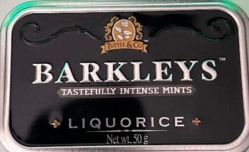 Fotografie - Liquorice tastefully intense mints Barkleys