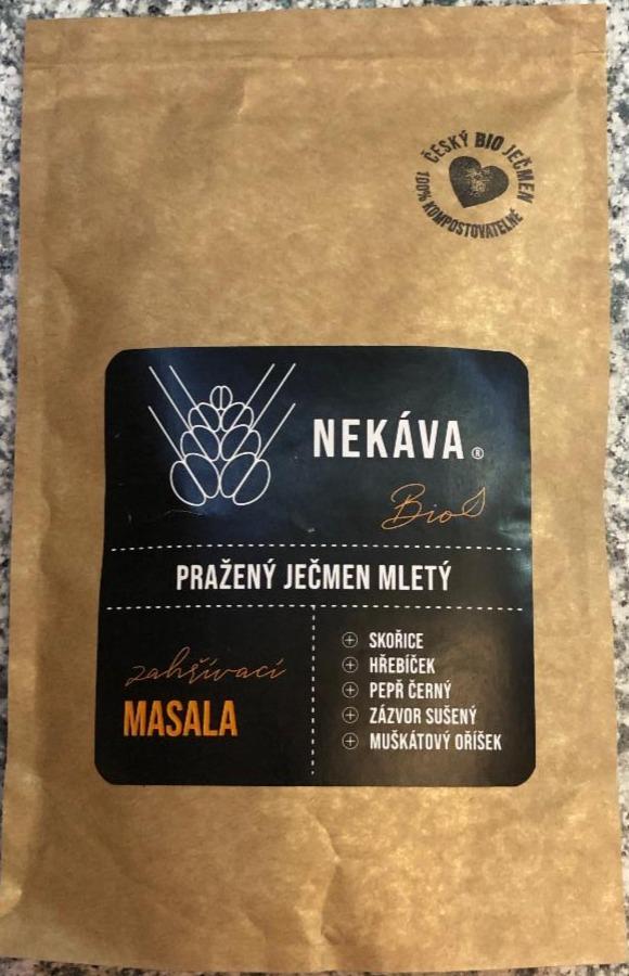 Fotografie - Bio pražený ječmen mletý zahřívací Masala Nekáva