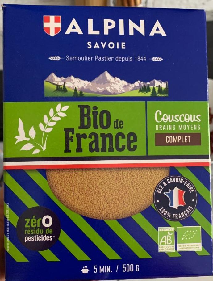 Fotografie - Couscous Complet Bio de France Alpina Savoie