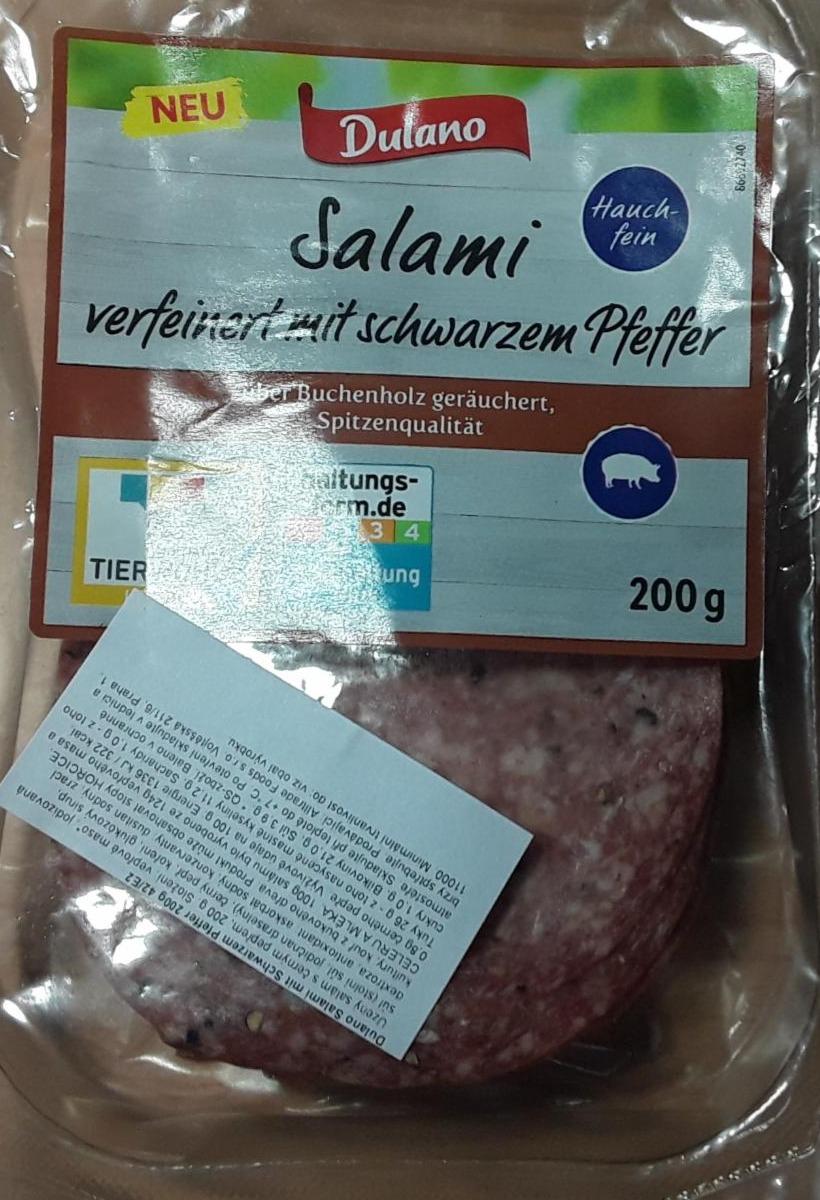 Fotografie - Salami mit schwarzem Pfeffer Dulano