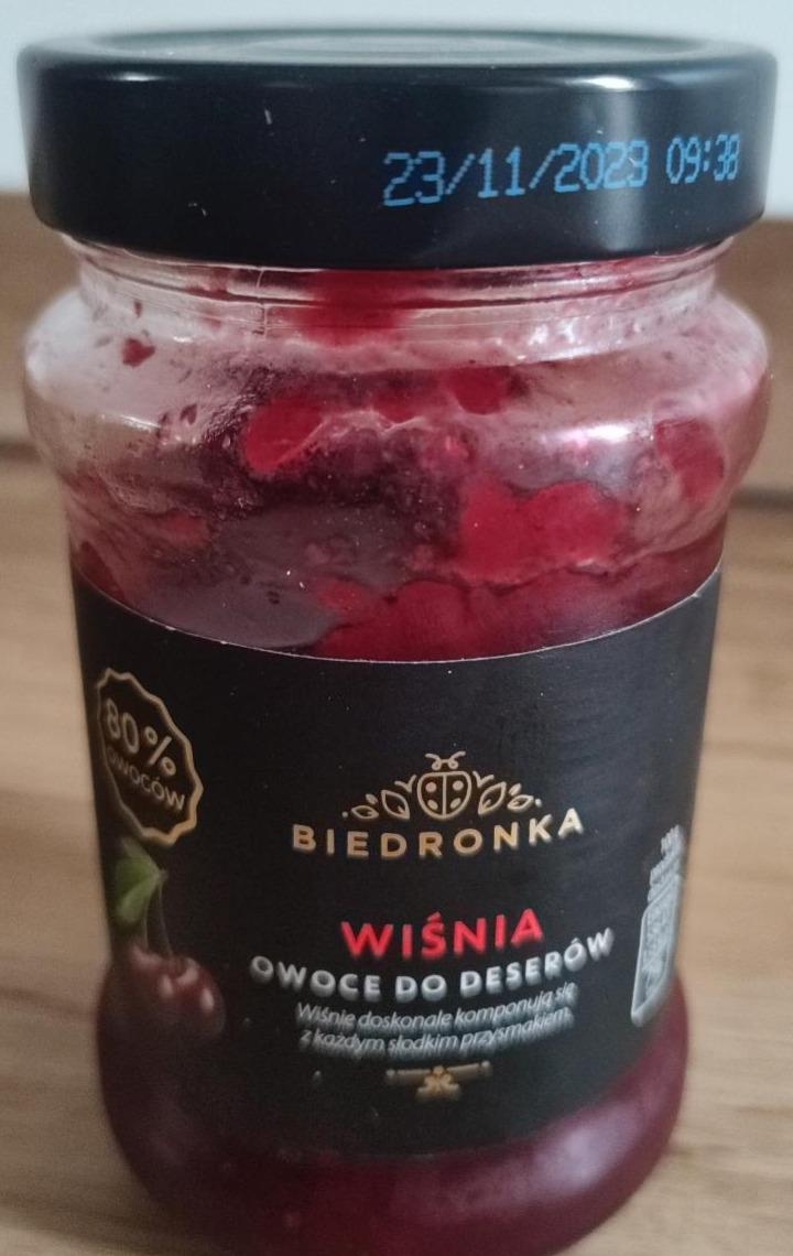 Fotografie - Wiśnia owoce do deserów Biedronka