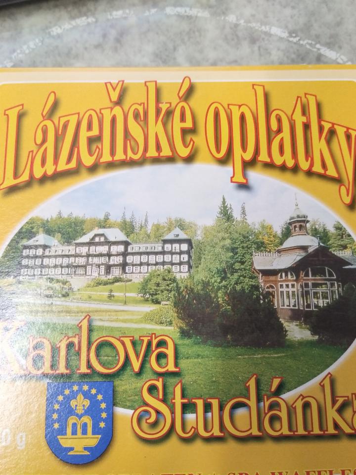 Fotografie - Lázeňské oplatky Karlova Studánka vanilkové