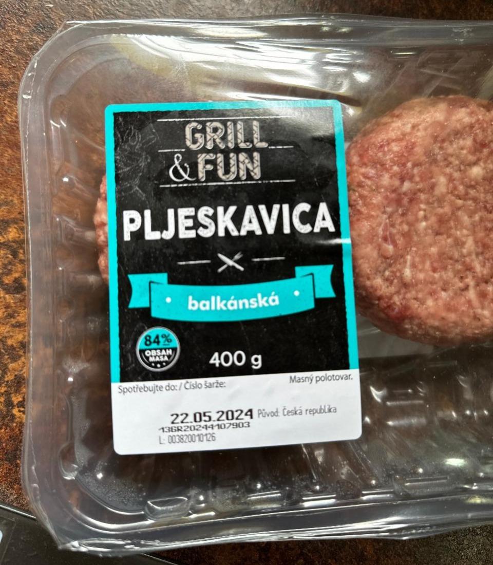 Fotografie - Pljeskavica balkánská Grill & Fun